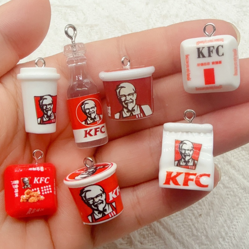 Packaging - 10 porte-clés en résine en forme
