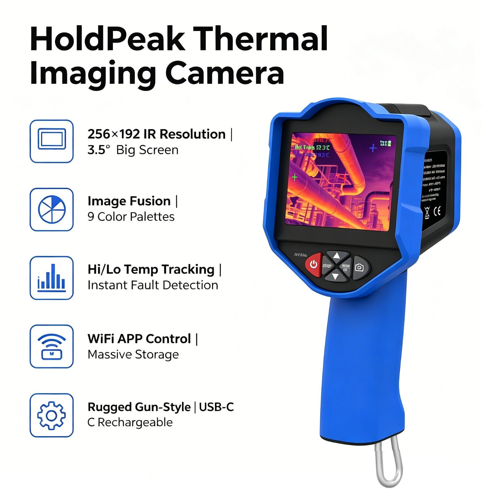 Thermal Imaging Camera Pcb Repair - Caméra thermique HoldPeak 256 x 192