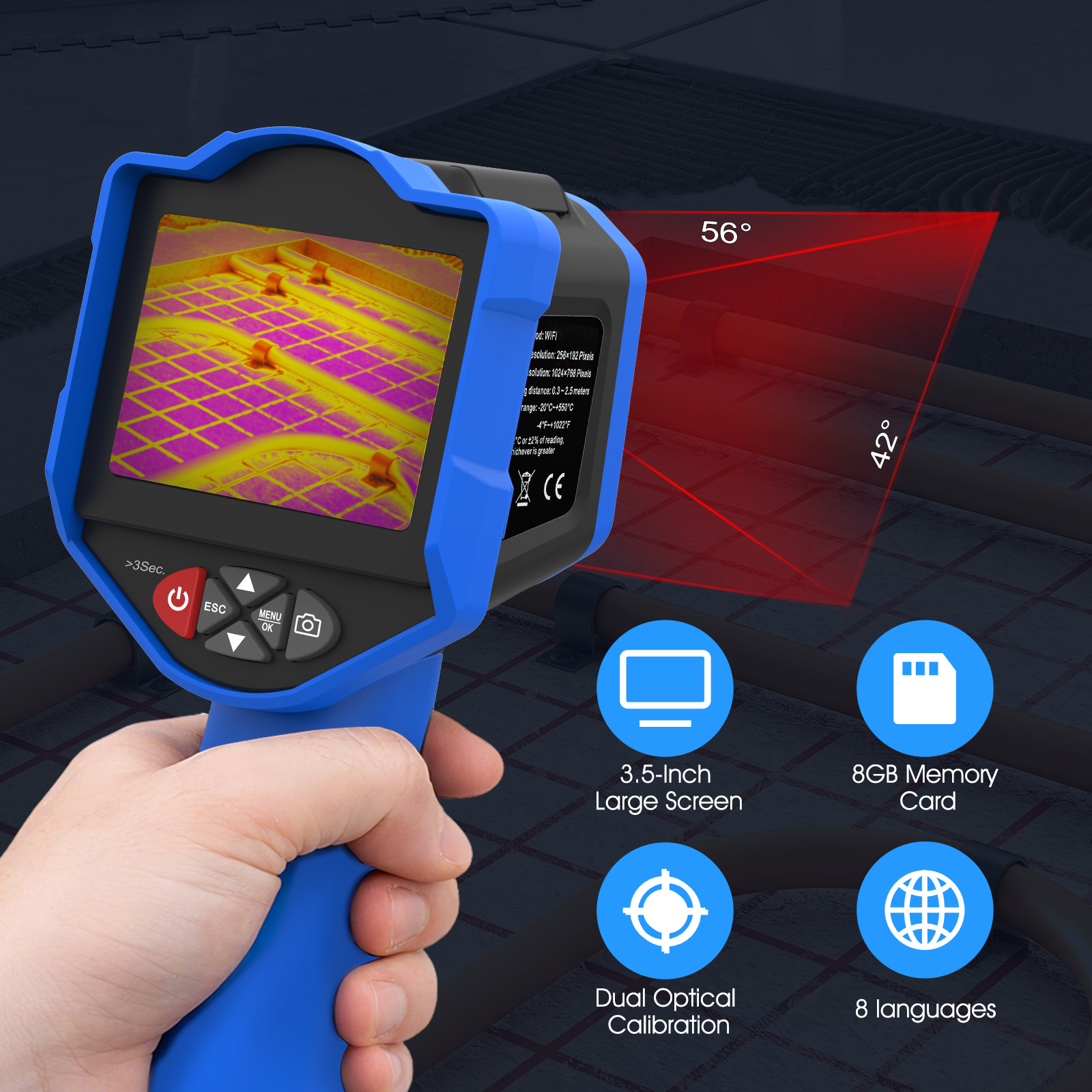 Caméra thermique HoldPeak 256  - Thermal Imaging Camera Pcb Repair avis et prix